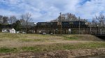 CSX 4525 & 440 are leading a mixed freight across the trestle 